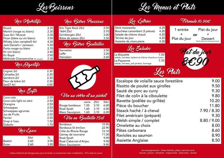 Le Huit Pool - Menu Image 1